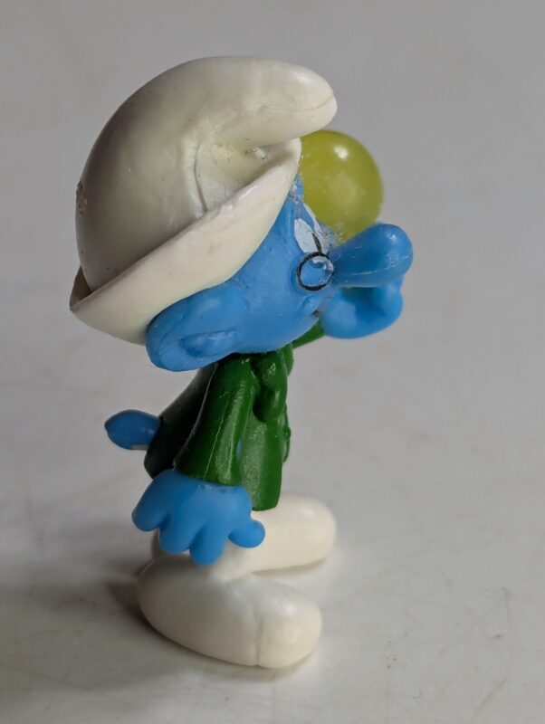 FIGURA DE 2012 – CHUPA CHUPS THOMAS EDISON SMURF CU5113 - 5 GRAMAS - USADO (UK) PREÇO DO FRETE NA DESCRIÇÃO - Imagem 3