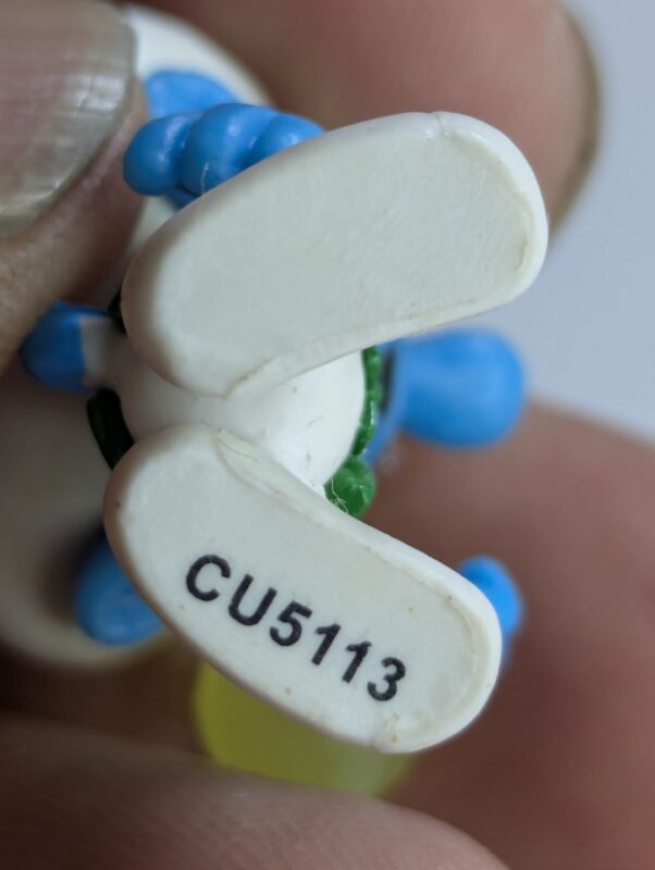 FIGURA DE 2012 – CHUPA CHUPS THOMAS EDISON SMURF CU5113 - 5 GRAMAS - USADO (UK) PREÇO DO FRETE NA DESCRIÇÃO - Imagem 6