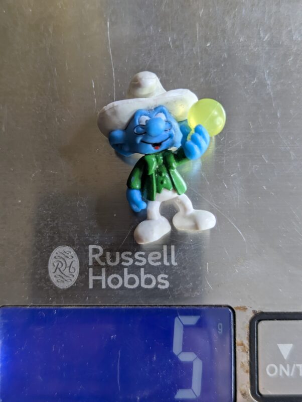 FIGURA DE 2012 – CHUPA CHUPS THOMAS EDISON SMURF CU5113 - 5 GRAMAS - USADO (UK) PREÇO DO FRETE NA DESCRIÇÃO - Imagem 8