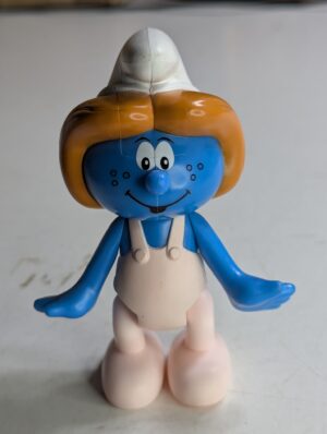FIGURA SMURF DE 2002 MCDONALD'S SMURFETTE – 32 GRAMAS - USADO (UK) PREÇO DO FRETE NA DESCRIÇÃO