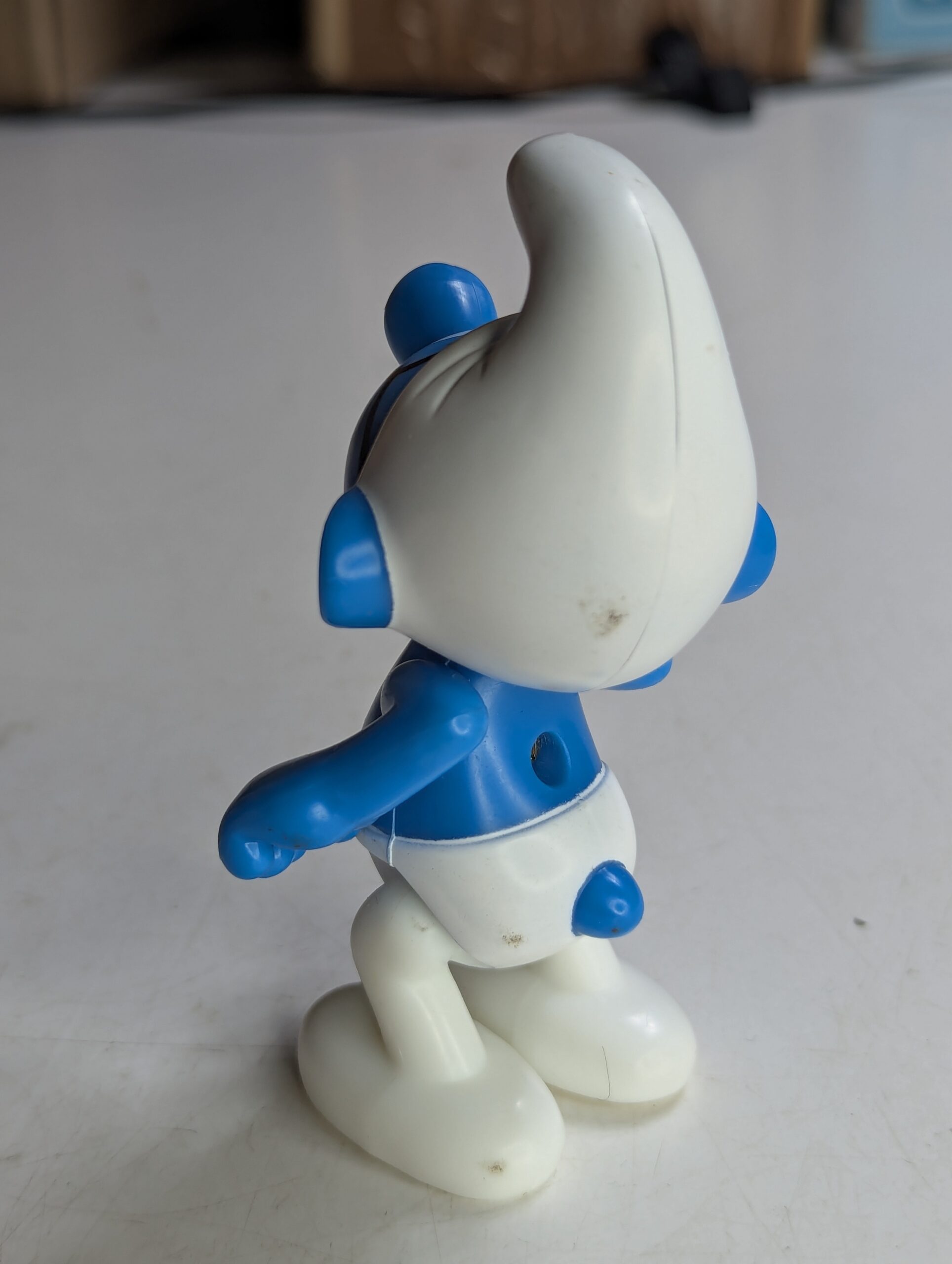FIGURA SMURF DE 2002 MCDONALD'S BRAINY (GÊNIO) – 32 GRAMAS - USADO (UK) PREÇO DO FRETE NA DESCRIÇÃO - Imagem 6