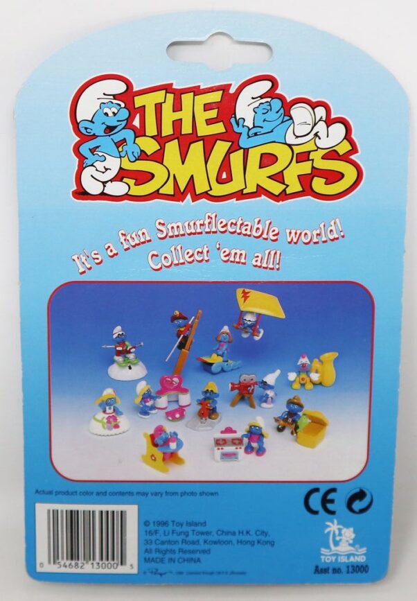 FIGURA DE 1996 SMURF MINIMATSS ARTICULÁVEL – 13 GRAMAS - USADO (UK) PREÇO DO FRETE NA DESCRIÇÃO - Imagem 11