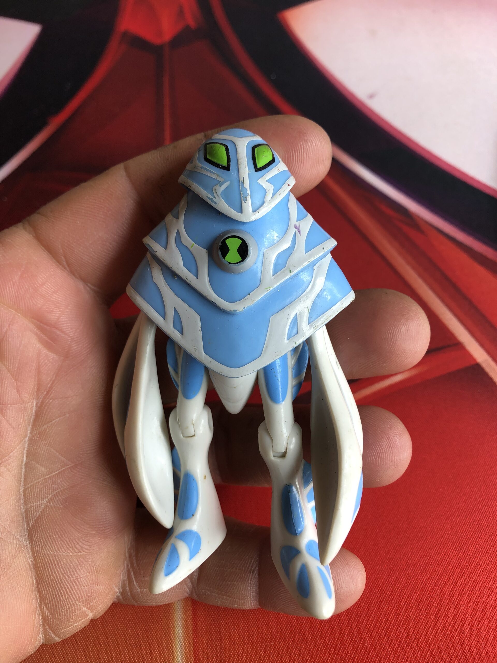 FIGURA BEN 10 AMPHIBIAN (ANFÍBIO) ULTIMATE ALIEN – 66 GRAMAS – USADO (UK) PREÇO DO FRETE NA DESCRIÇÃO - Imagem 2