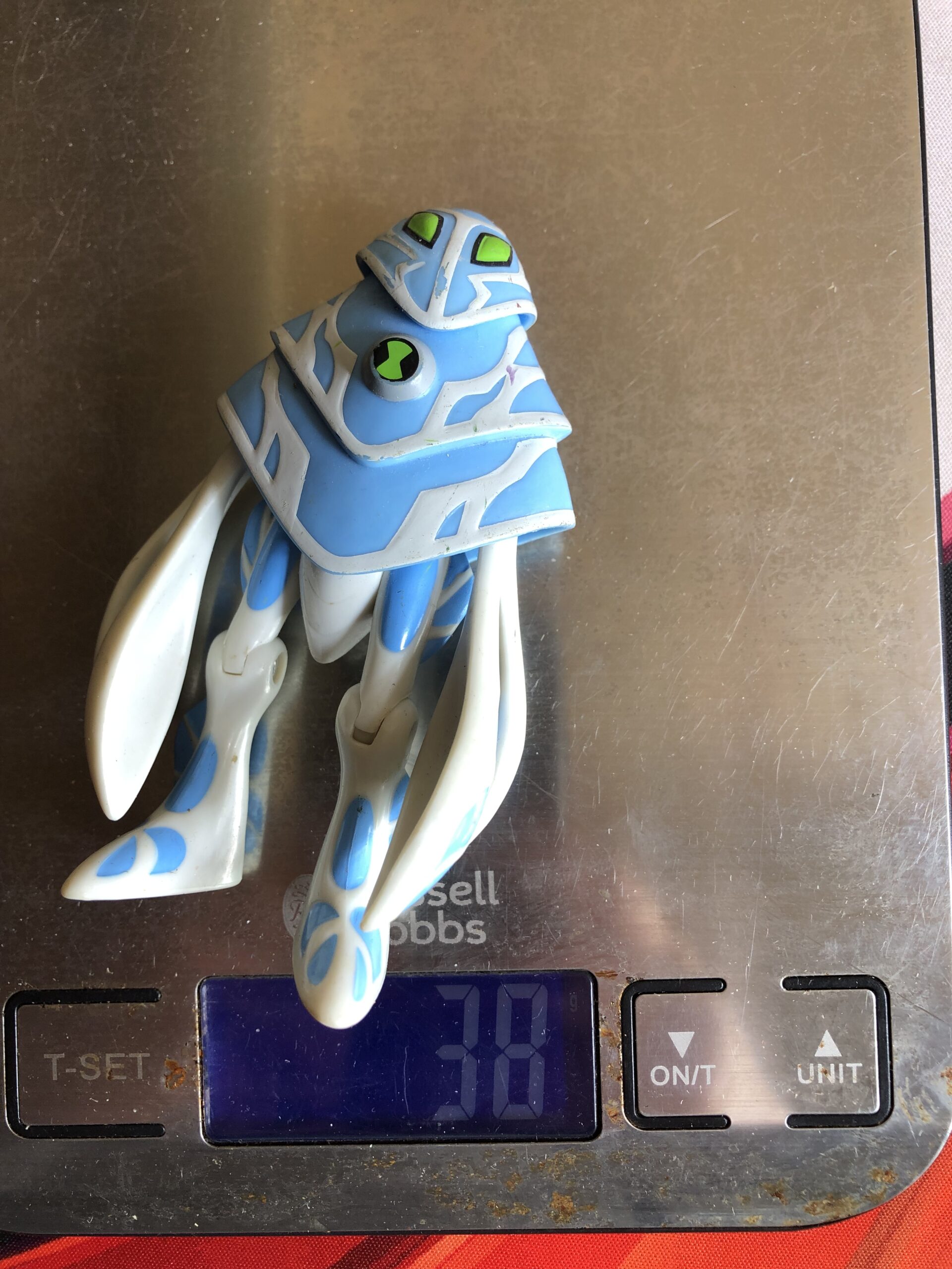 FIGURA BEN 10 AMPHIBIAN (ANFÍBIO) ULTIMATE ALIEN – 66 GRAMAS – USADO (UK) PREÇO DO FRETE NA DESCRIÇÃO - Imagem 8