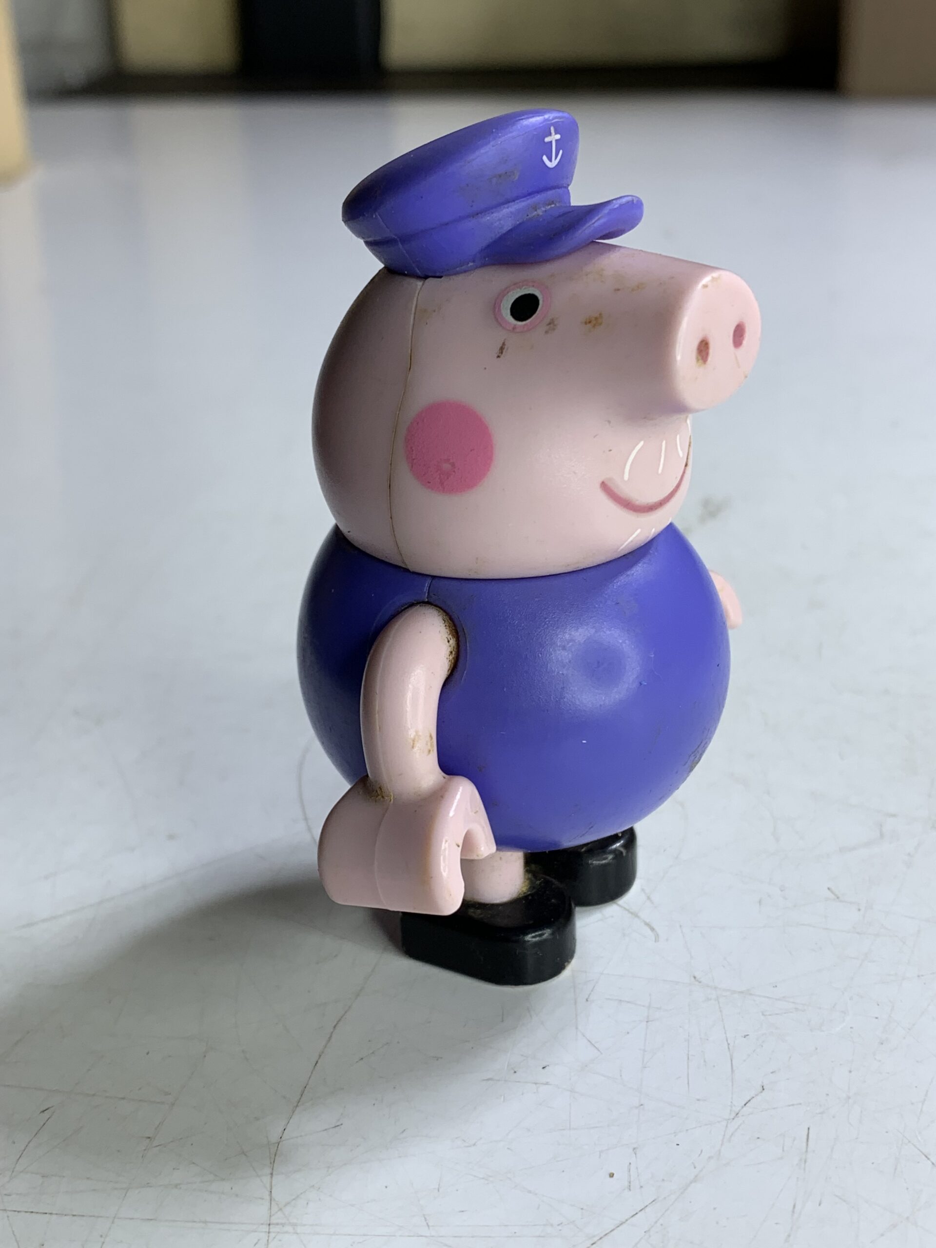 FIGURA PEPPA PIG GRANDPA PIG – 32 GRAMAS - USADO (UK) PREÇO DO FRETE NA DESCRIÇÃO - Imagem 2
