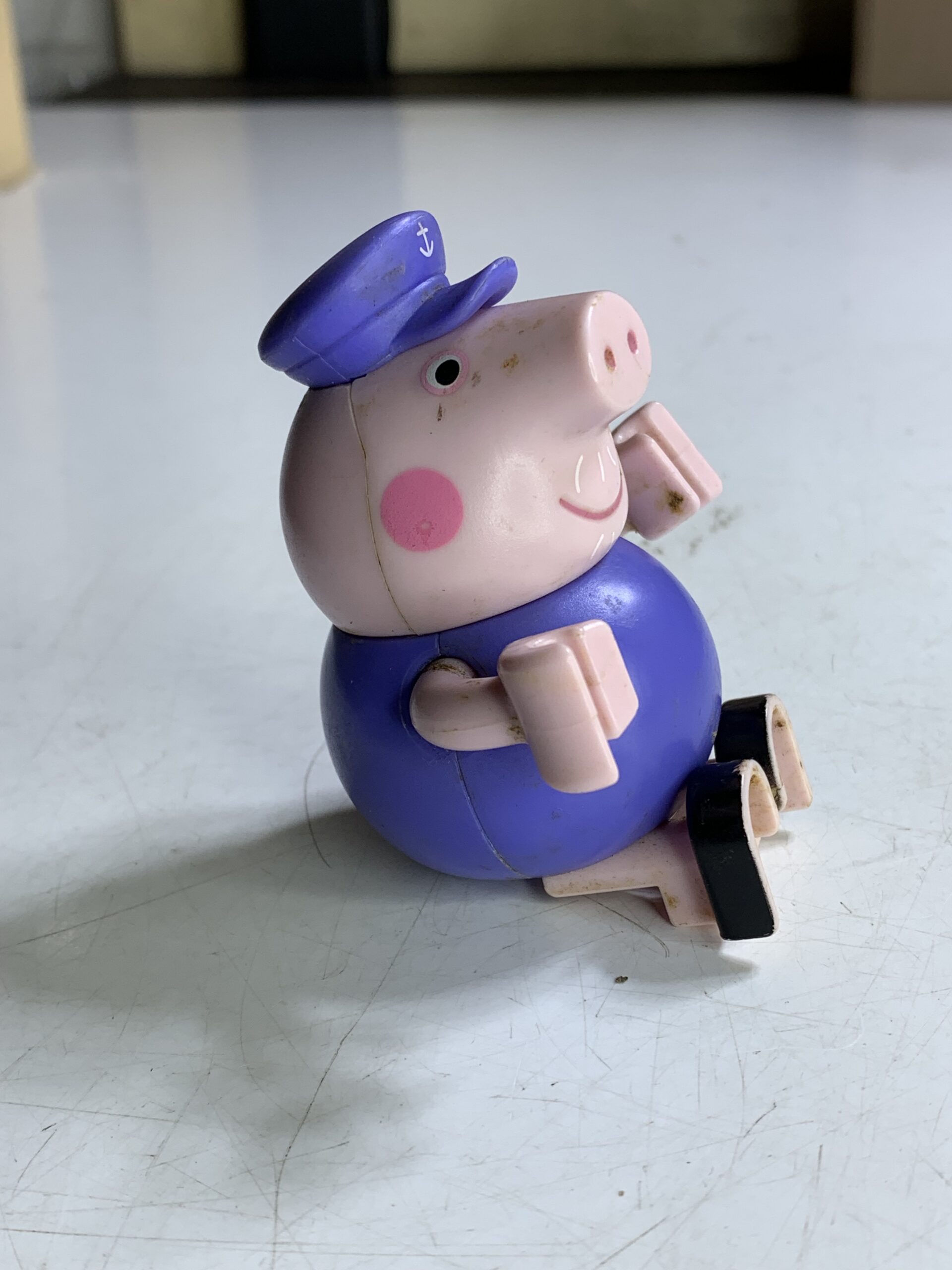 FIGURA PEPPA PIG GRANDPA PIG – 32 GRAMAS - USADO (UK) PREÇO DO FRETE NA DESCRIÇÃO - Imagem 3
