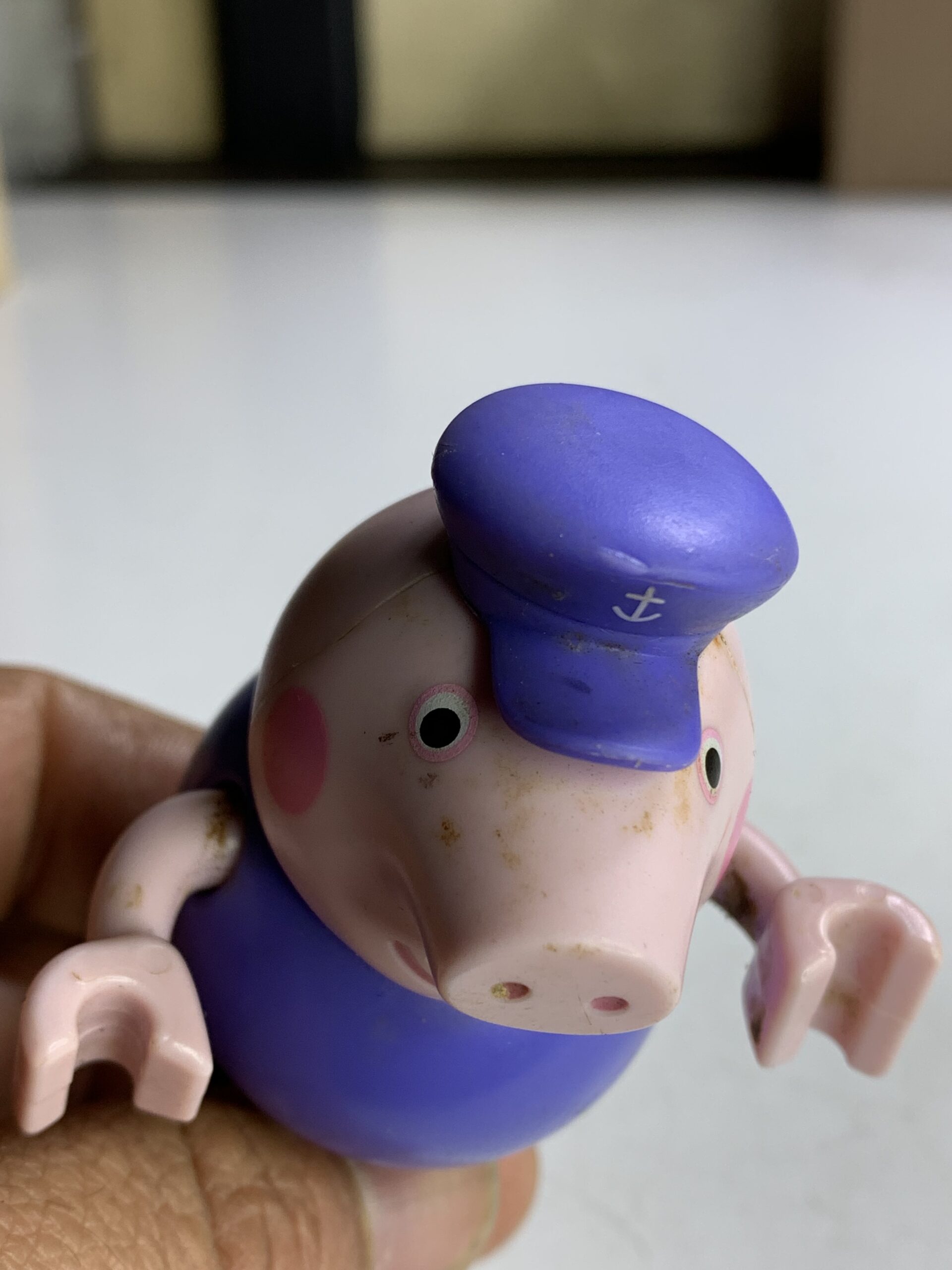 FIGURA PEPPA PIG GRANDPA PIG – 32 GRAMAS - USADO (UK) PREÇO DO FRETE NA DESCRIÇÃO - Imagem 4