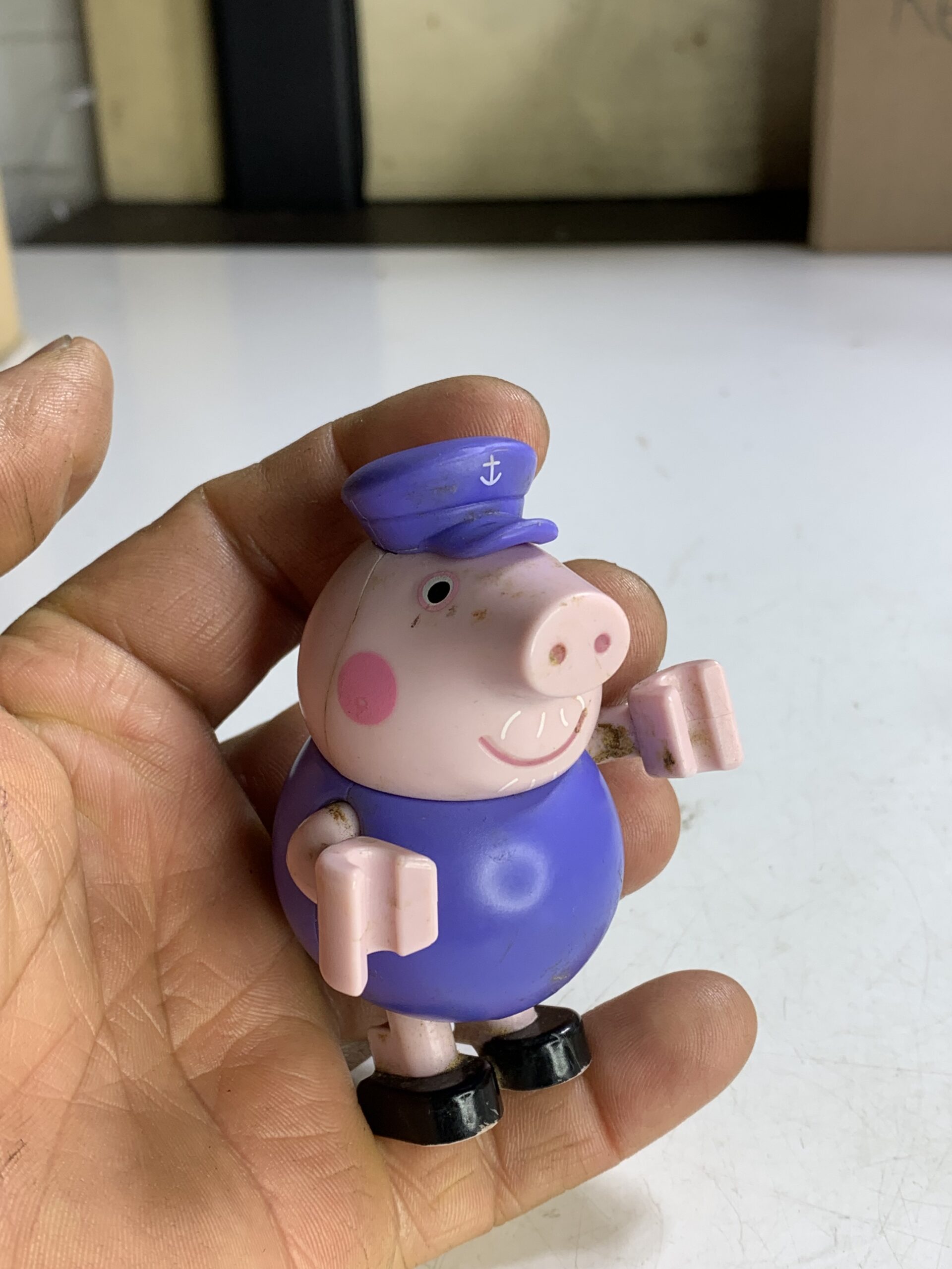 FIGURA PEPPA PIG GRANDPA PIG – 32 GRAMAS - USADO (UK) PREÇO DO FRETE NA DESCRIÇÃO - Imagem 5