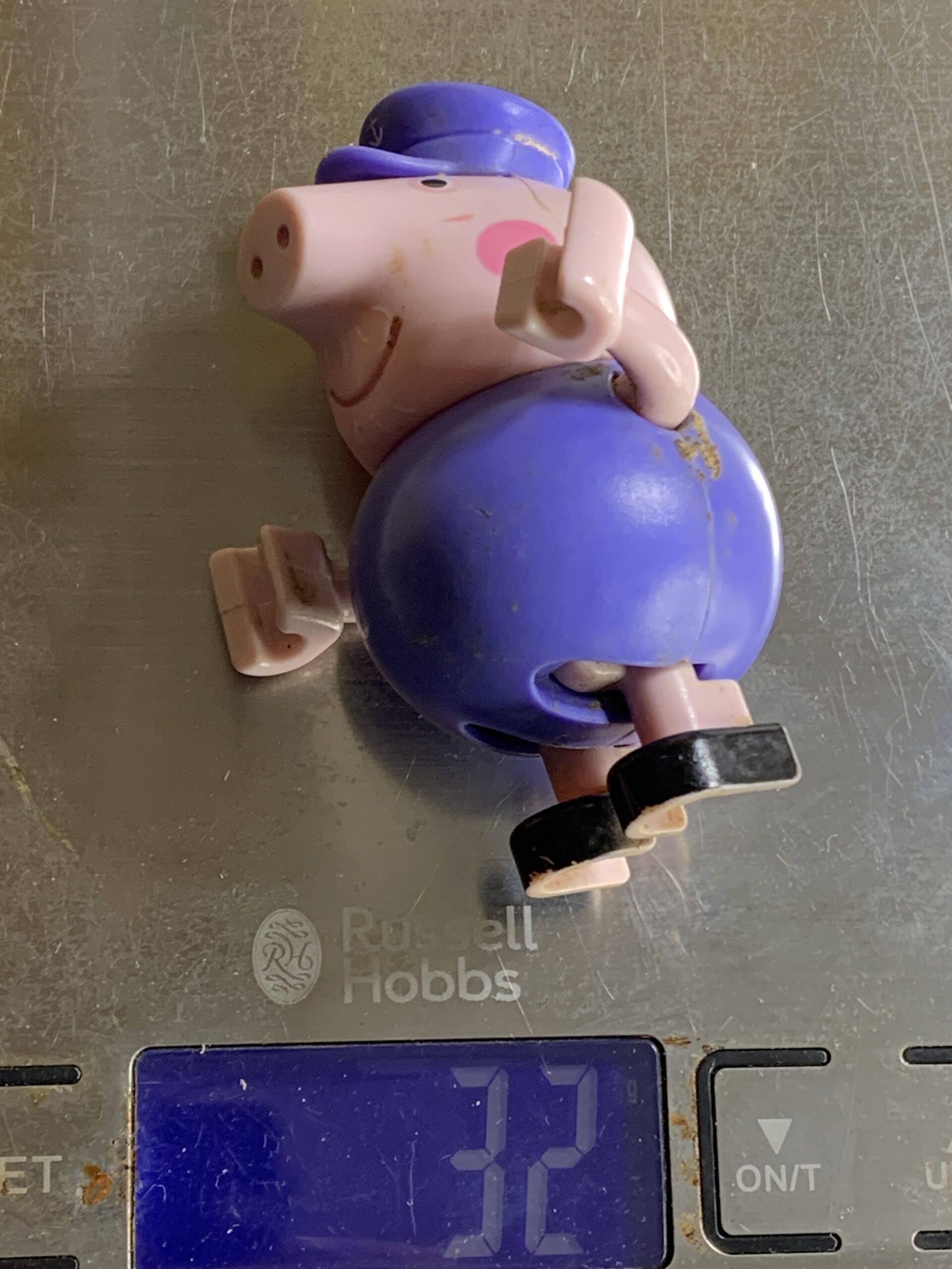 FIGURA PEPPA PIG GRANDPA PIG – 32 GRAMAS - USADO (UK) PREÇO DO FRETE NA DESCRIÇÃO - Imagem 9