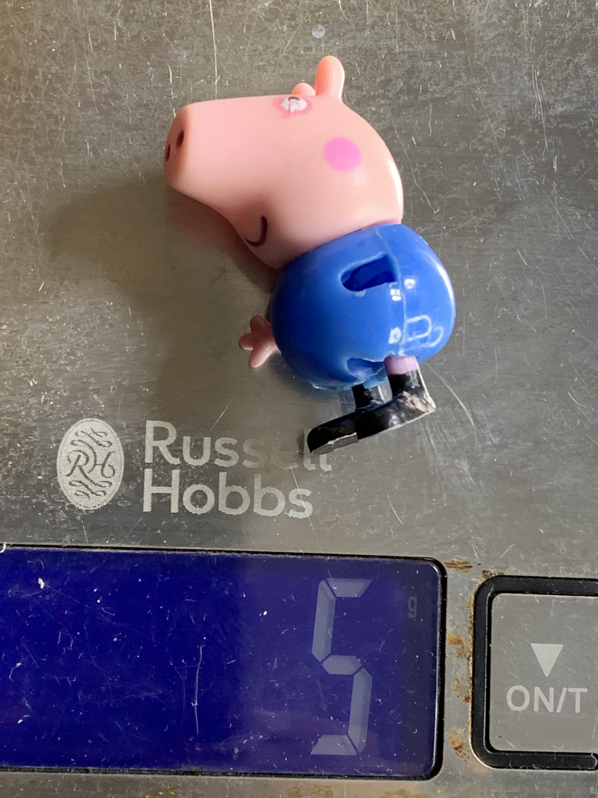 FIGURA PEPPA PIG GEORGE – 5 GRAMAS - USADO (UK) PREÇO DO FRETE NA DESCRIÇÃO - Imagem 5