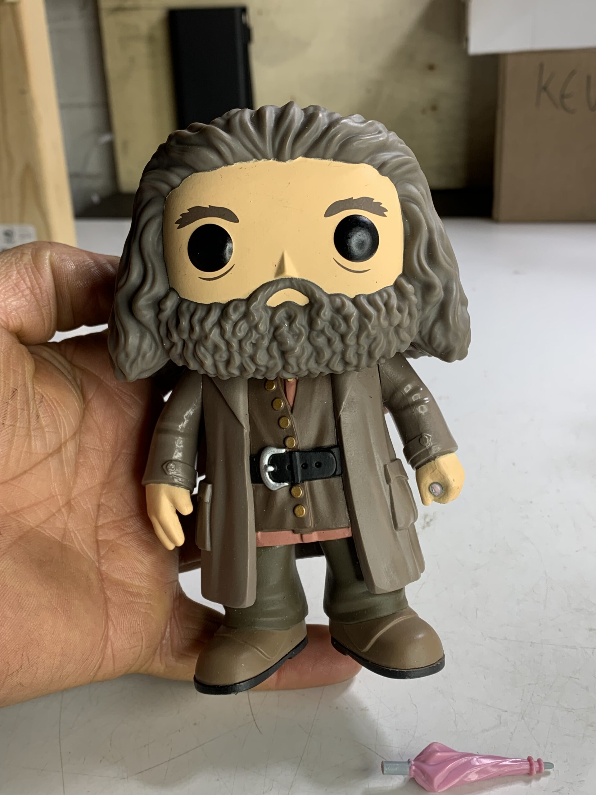 FIGURA DE 2019 FUNKO POP HARRY POTTER RUBEUS HAGRID #7 – 207 GRAMAS - USADO (UK) PREÇO DO FRETE NA DESCRIÇÃO - Imagem 3