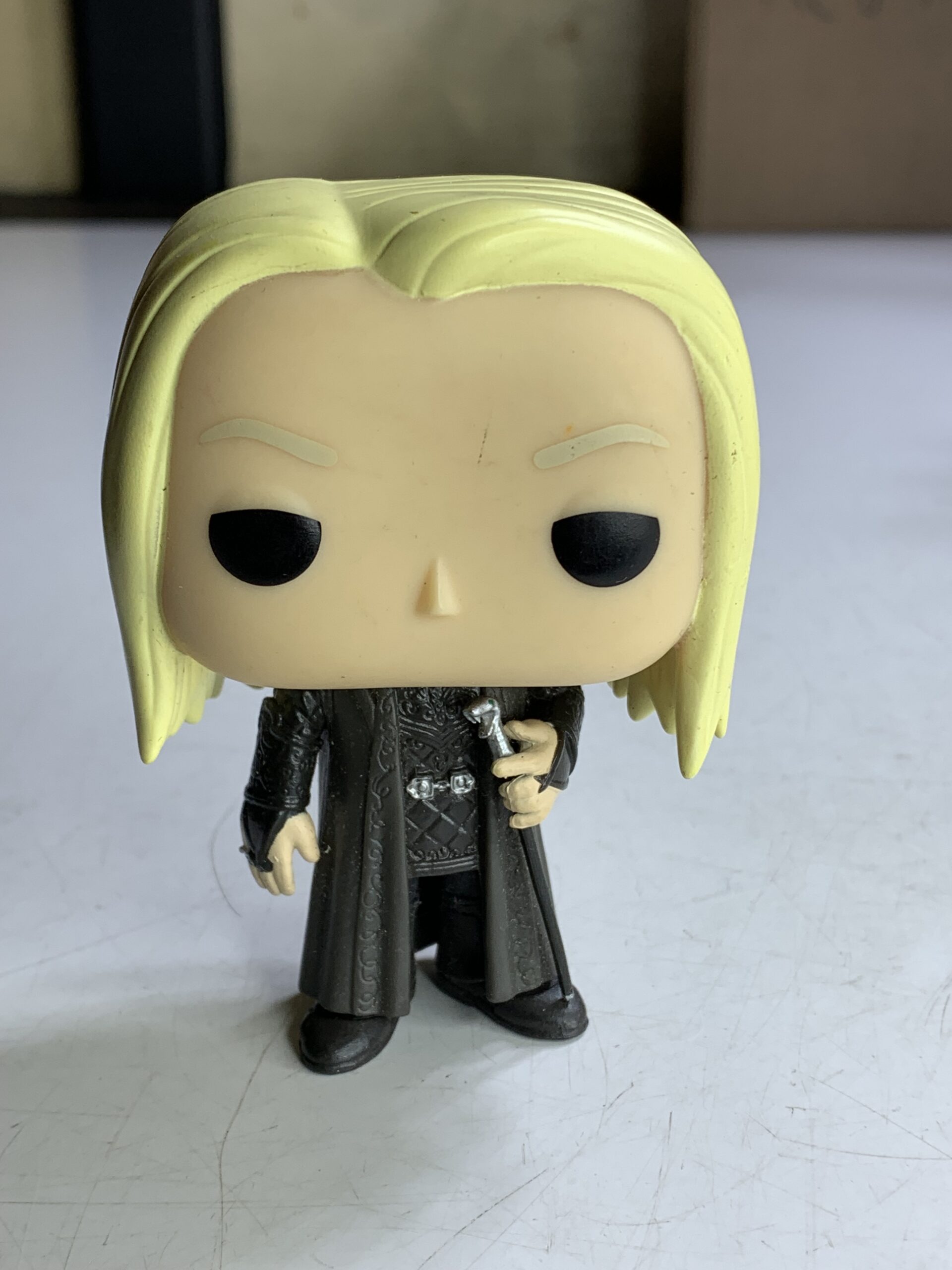 FIGURA DE 2016 FUNKO POP HARRY POTTER LUCIUS MALFOY #36 – 73 GRAMAS - USADO (UK) PREÇO DO FRETE NA DESCRIÇÃO