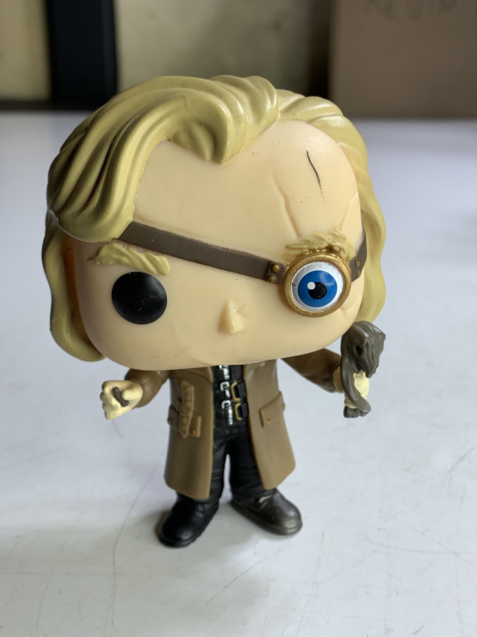 FIGURA DE 2016 FUNKO POP HARRY POTTER MAD-EYE MOODY #65 – 73 GRAMAS - USADO (UK) PREÇO DO FRETE NA DESCRIÇÃO