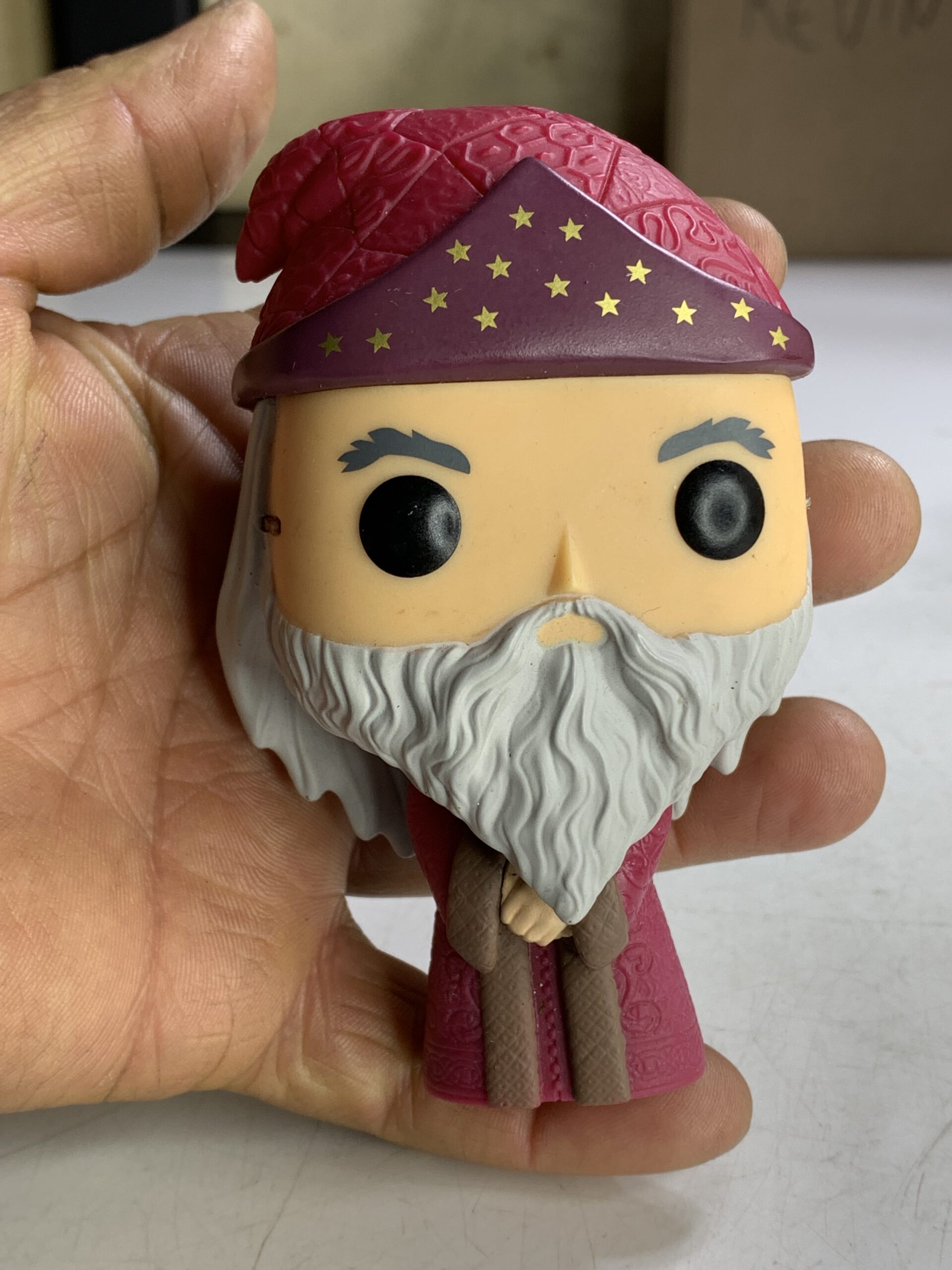 FIGURA DE 2016 FUNKO POP HARRY POTTER ALBUS DUMBLEDORE #04 – 85 GRAMAS - USADO (UK) PREÇO DO FRETE NA DESCRIÇÃO - Imagem 3