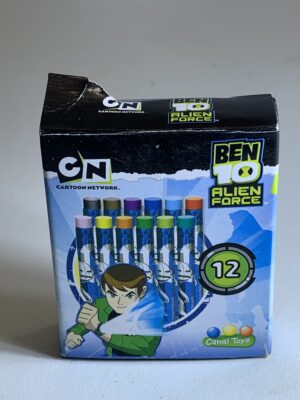 BEN 10 LÁPIS DE CERA - 49 GRAMAS - USADO (UK) PREÇO DO FRETE NA DESCRIÇÃO