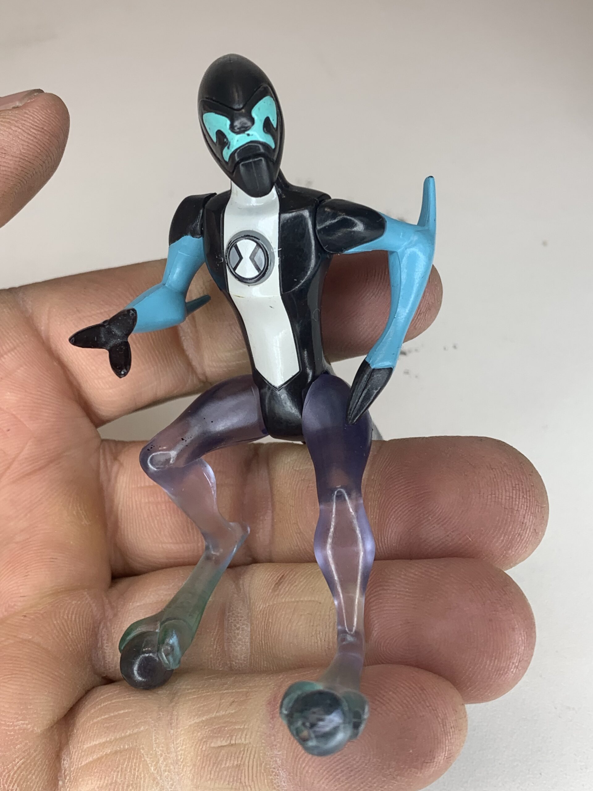 FIGURA BEN 10 XLR8 (COMPLETO E COM MÁSCARA) – 20 GRAMAS – USADO (UK) – PREÇO DO FRETE NA DESCRIÇÃO - Imagem 4