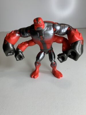 FIGURA BEN 1O FOUR ARMS METALLIC (QUATRO BRAÇOS METÁLICO) - 136 GRAMAS - USADO (UK) PREÇO DO FRETE NA DESCRIÇÃO