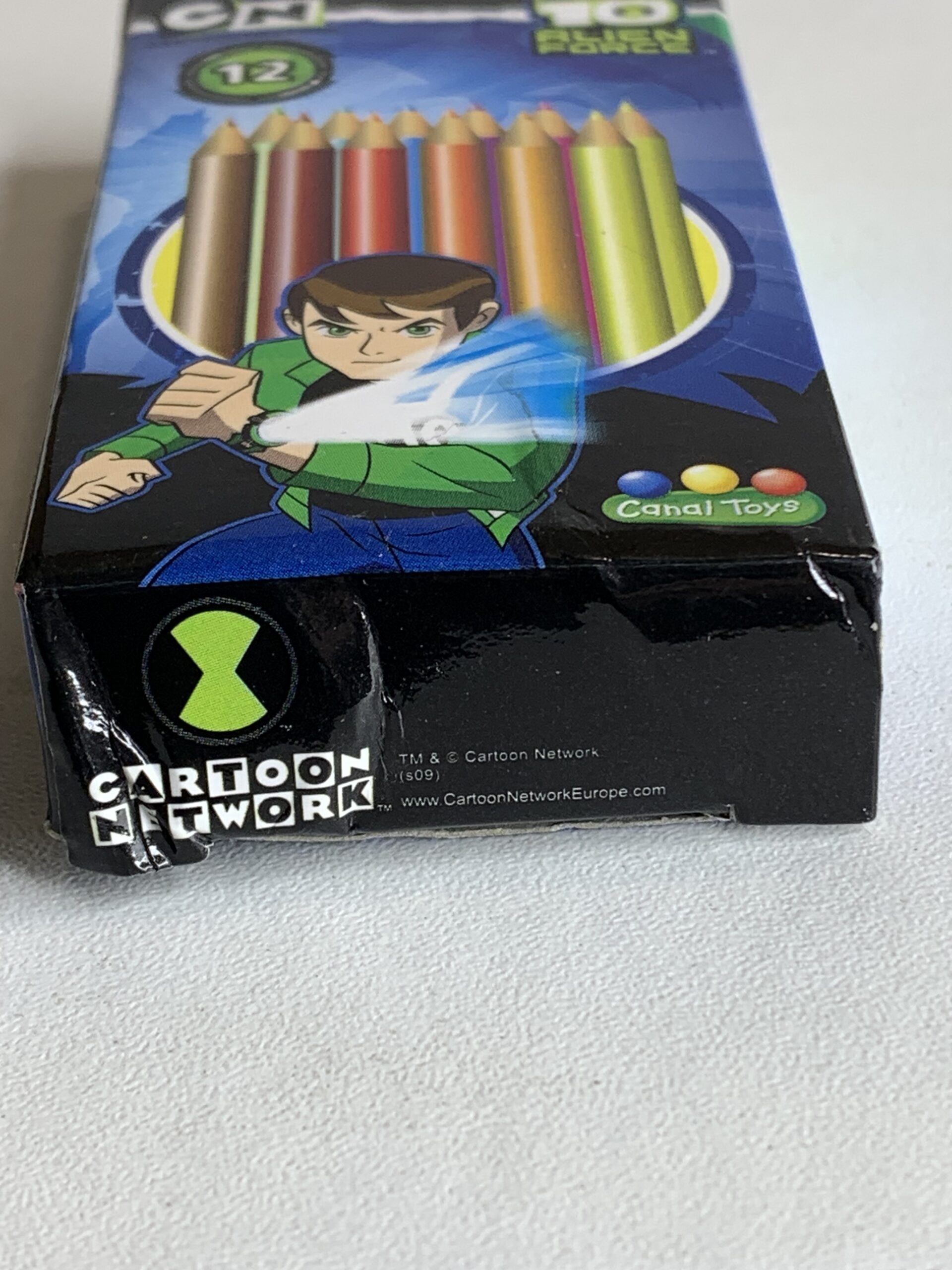 BEN 10 LÁPIS DE COR 12 UNIDADES - 49 GRAMAS - USADO (UK) PREÇO DO FRETE NA DESCRIÇÃO - Imagem 5