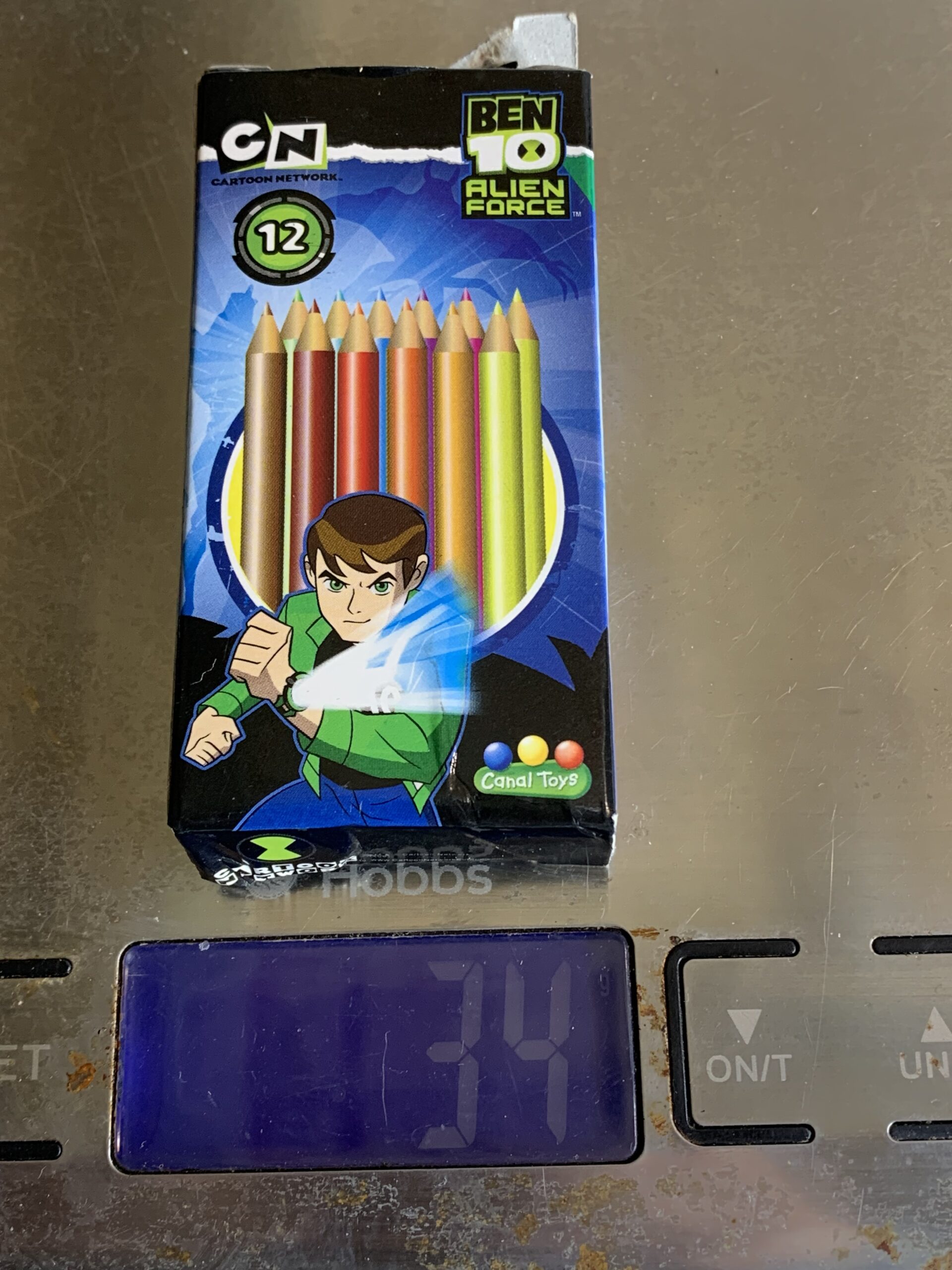 BEN 10 LÁPIS DE COR 12 UNIDADES - 49 GRAMAS - USADO (UK) PREÇO DO FRETE NA DESCRIÇÃO - Imagem 7