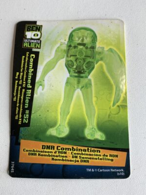 BEN 10 ULTIMATE ALIEN CARD - COMBINED ALIEN #52 – 05 GRAMAS – USADO (UK) PREÇO DO FRETE NA DESCRIÇÃO