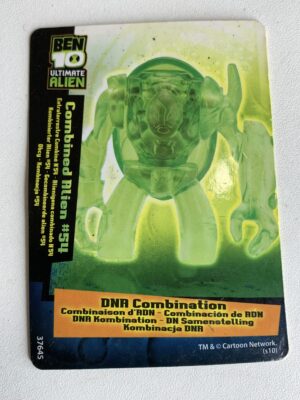 BEN 10 ULTIMATE ALIEN CARD - COMBINED ALIEN #54 – 05 GRAMAS – USADO (UK) PREÇO DO FRETE NA DESCRIÇÃO