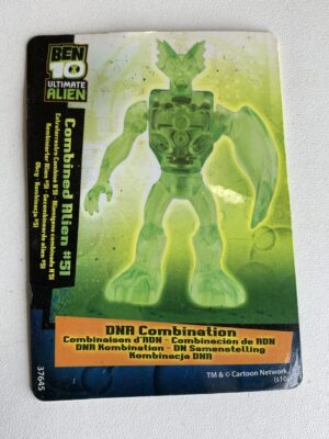 BEN 10 ULTIMATE ALIEN CARD - COMBINED ALIEN #51 – 05 GRAMAS – USADO (UK) PREÇO DO FRETE NA DESCRIÇÃO