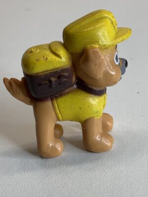 MINI FIGURA PAW PATROL RUBBLE (PATRULHA CANINA) – 10 GRAMAS – USADO (UK) PREÇO DO FRETE NA DESCRIÇÃO