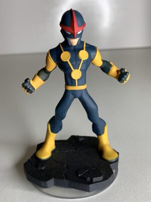 FIGURA DE 2014 NOVA CAPTAIN BUCKET-HEAD) (SAM ALEXANDER) DISNEY INFINITY MARVEL SUPER HEROES - 46 GRAMAS – #5 USADO (UK) PREÇO DO FRETE NA DESCRIÇÃO
