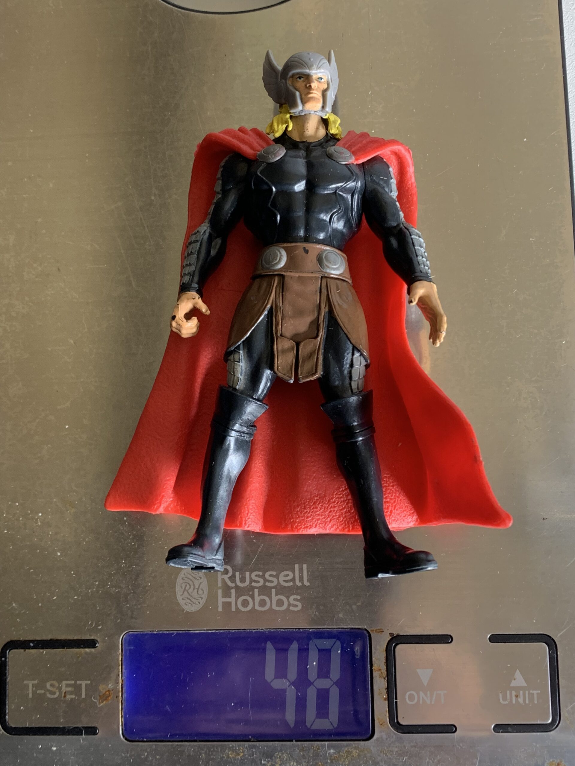 FIGURA DE 2013 THOR MARVEL AVENGERS ASSEMBLE – 48 GRAMAS – USADO (UK) PREÇO DO FRETE NA DESCRIÇÃO - Imagem 8
