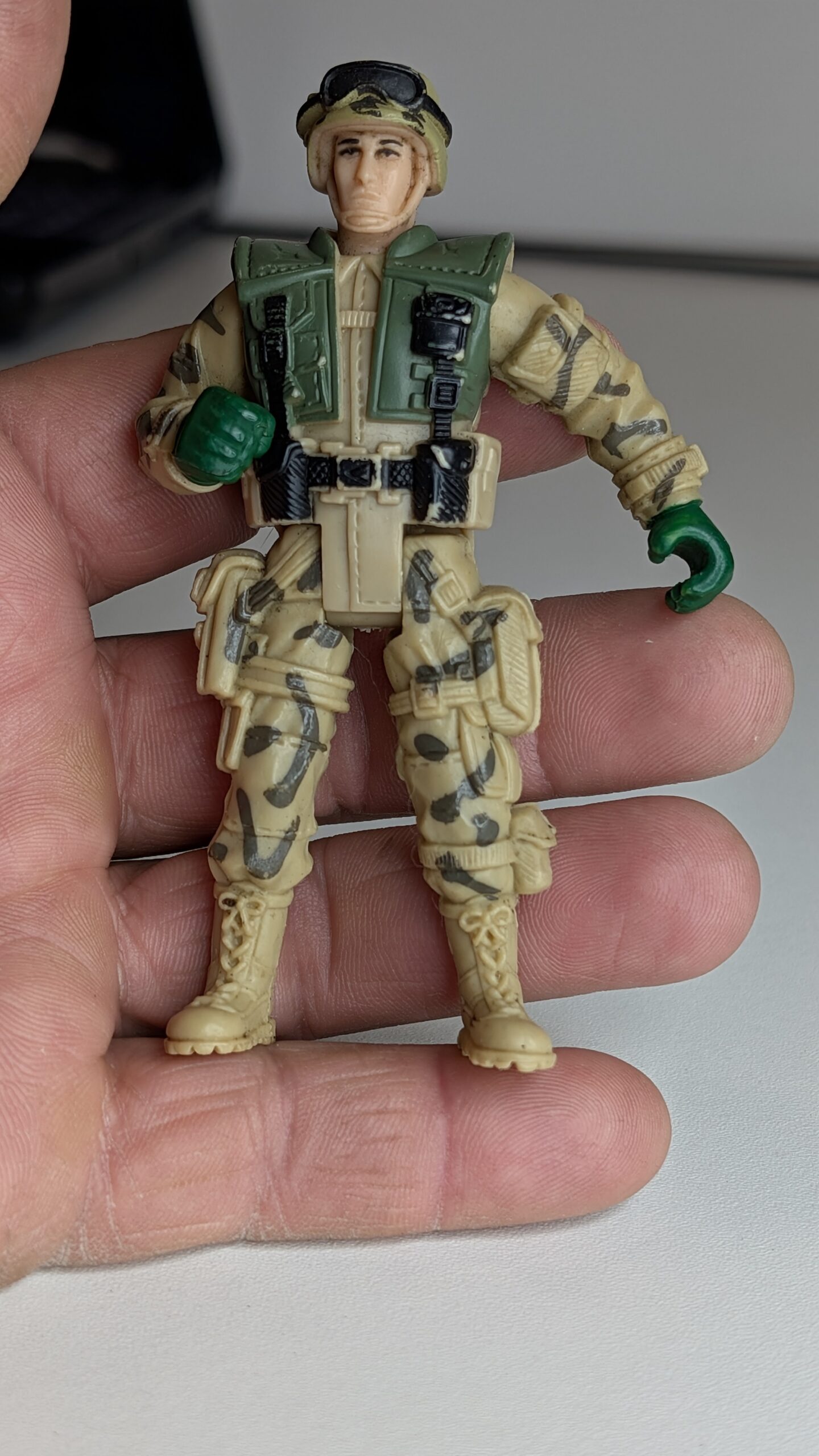 FIGURA SOLDADO DE GUERRA CHAP MEI – 30 GRAMAS – USADO (UK) PREÇO DO FRETE NA DESCRIÇÃO - Imagem 3