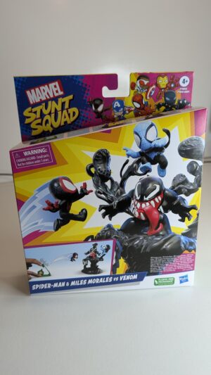 FIGURA DE 2023 MARVEL STUNT SQUAD VILLAIN KNOCKDOWN PLAYSET COM 3 FIGURAS (HOMEM-ARANHA) – 219 GRAMAS – NOVO (UK) PREÇO DO FRETE NA DESCRIÇÃO (cópia)