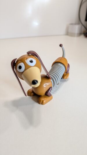 FIGURA DE 2000 TOY STORY SLINKY DOG MCDONALD'S – 63 GRAMAS – #5 USADO (UK) PREÇO DO FRETE NA DESCRIÇÃO