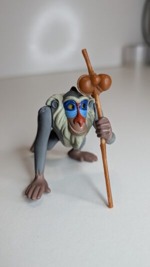 FIGURA DE 1994 DISNEY BURGER KING KIDS CLUB LION KING RAFIKI (REI LEÃO) - 34 GRAMAS – #5 USADO (UK) PREÇO DO FRETE NA DESCRIÇÃO