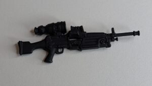 ARMAS E ACESSÓRIOS ACTION FIGURE - METRALHADORA (PREÇO POR UNIDADE) – USADO (UK) PREÇO DO FRETE NA DESCRIÇÃO