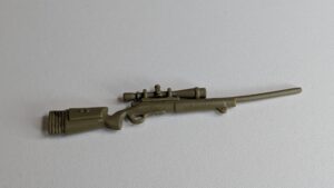 ARMAS E ACESSÓRIOS ACTION FIGURE - SNIPER RIFLE (PREÇO POR UNIDADE) – USADO (UK) PREÇO DO FRETE NA DESCRIÇÃO