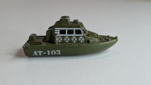 DIECAST BOAT AT-103 - ACTION TEAM PLAYSET – 22 GRAMAS – USADO (UK) PREÇO DO FRETE NA DESCRIÇÃO