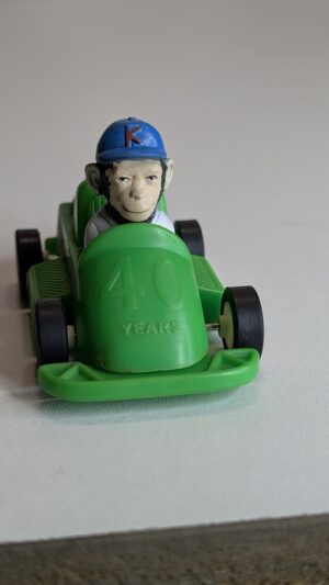 PG TIPS 40 YEAR ANNIVERSARY GEOFF CHIMP RACECAR – 28 GRAMAS – #5 USADO (UK) PREÇO DO FRETE NA DESCRIÇÃO