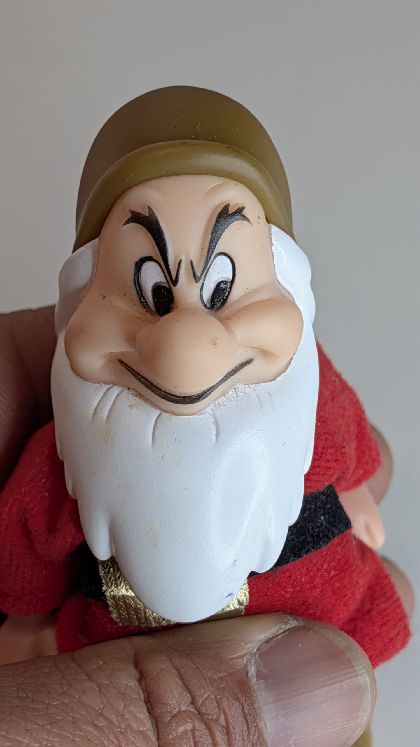 FIGURA DE SIMBA GRUMPY DWARF SNOW WHITE DISNEY – 43 GRAMAS – USADO (UK) PREÇO DO FRETE NA DESCRIÇÃO - Imagem 5