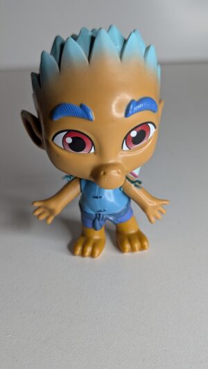 FIGURA DE SUPER MONSTERS SPIKE GONG – 76 GRAMAS – USADO (UK) PREÇO DO FRETE NA DESCRIÇÃO