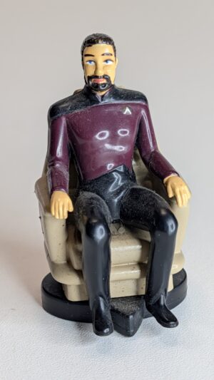 FIGURA DE 1999 STAR TREK COMMANDER WILLIAM RIKER – 28 GRAMAS - #5 USADO (UK) PREÇO DO FRETE NA DESCRIÇÃO