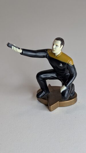 FIGURA DE 1999 STAR TREK LIEUTENANT COMMANDER DATA – 14 GRAMAS - #5 USADO (UK) PREÇO DO FRETE NA DESCRIÇÃO