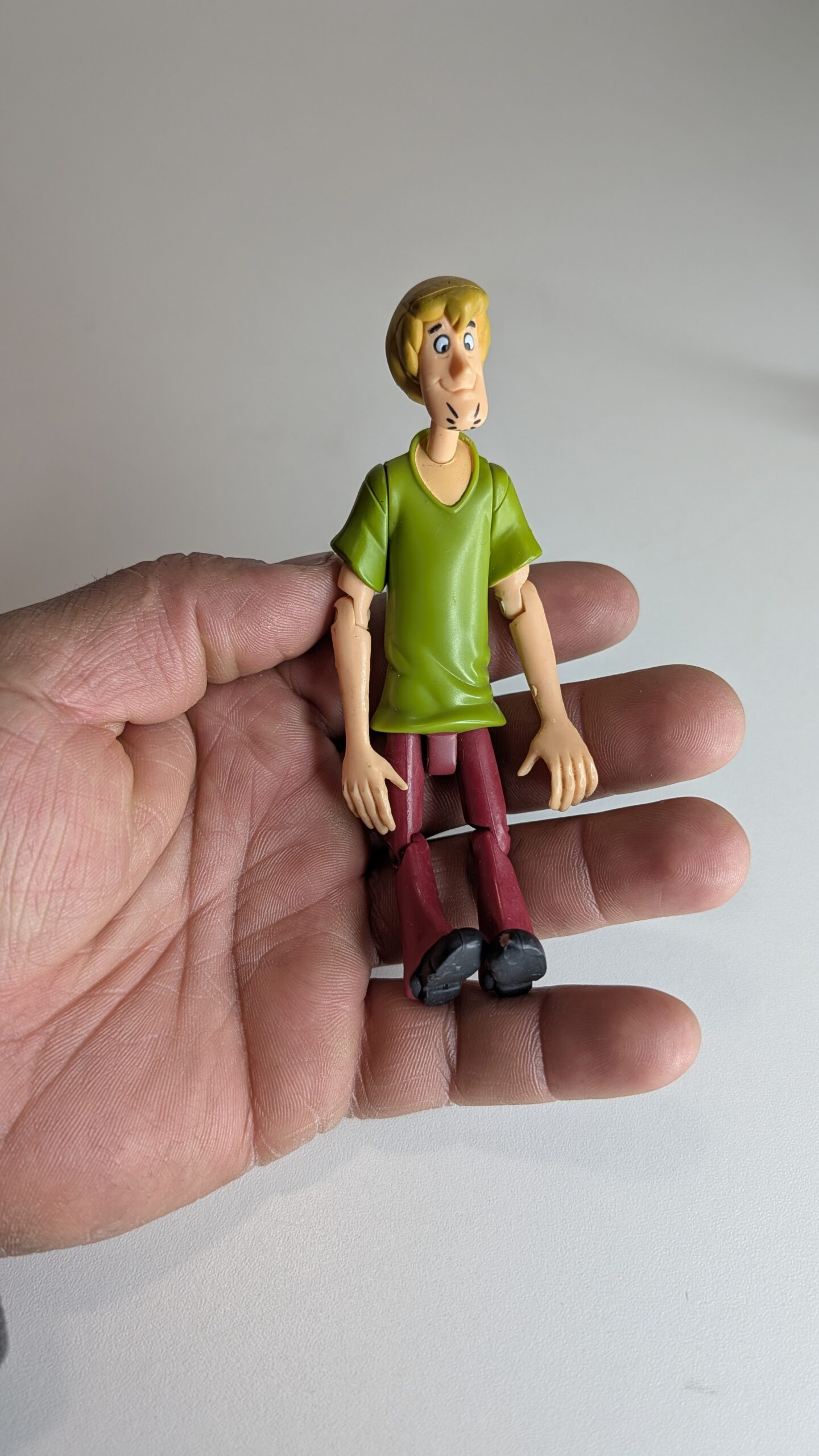 FIGURA DE 2005 SCOOBY-DOO SCOOBY DOO - SALSICHA SHAGGY – 25 GRAMAS – USADO - Imagem 3
