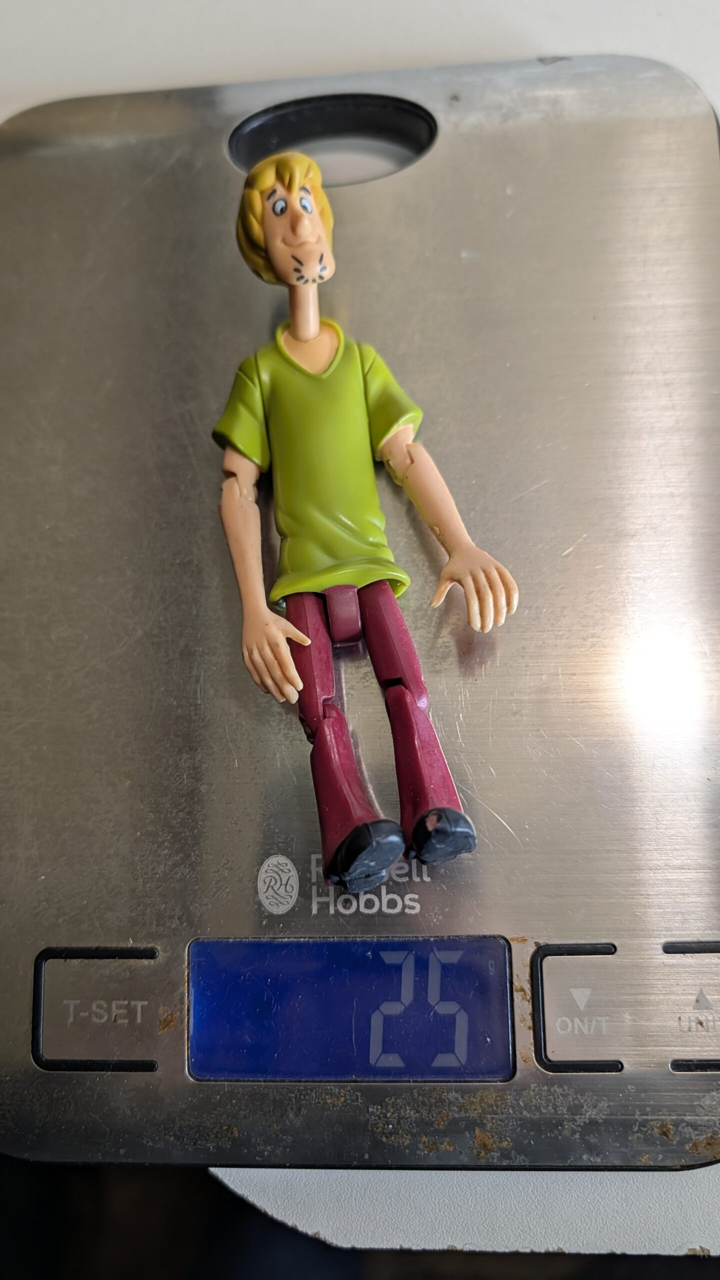 FIGURA DE 2005 SCOOBY-DOO SCOOBY DOO - SALSICHA SHAGGY – 25 GRAMAS – USADO - Imagem 8