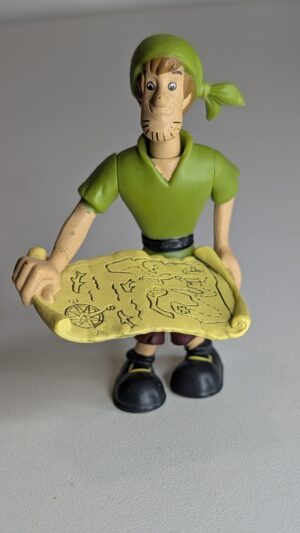 FIGURA DE 2010 SCOOBY-DOO – SCOOBY DOO SALSICHA SHAGGY - SHERLOCK SCOOBY - 14 GRAMAS - USADO