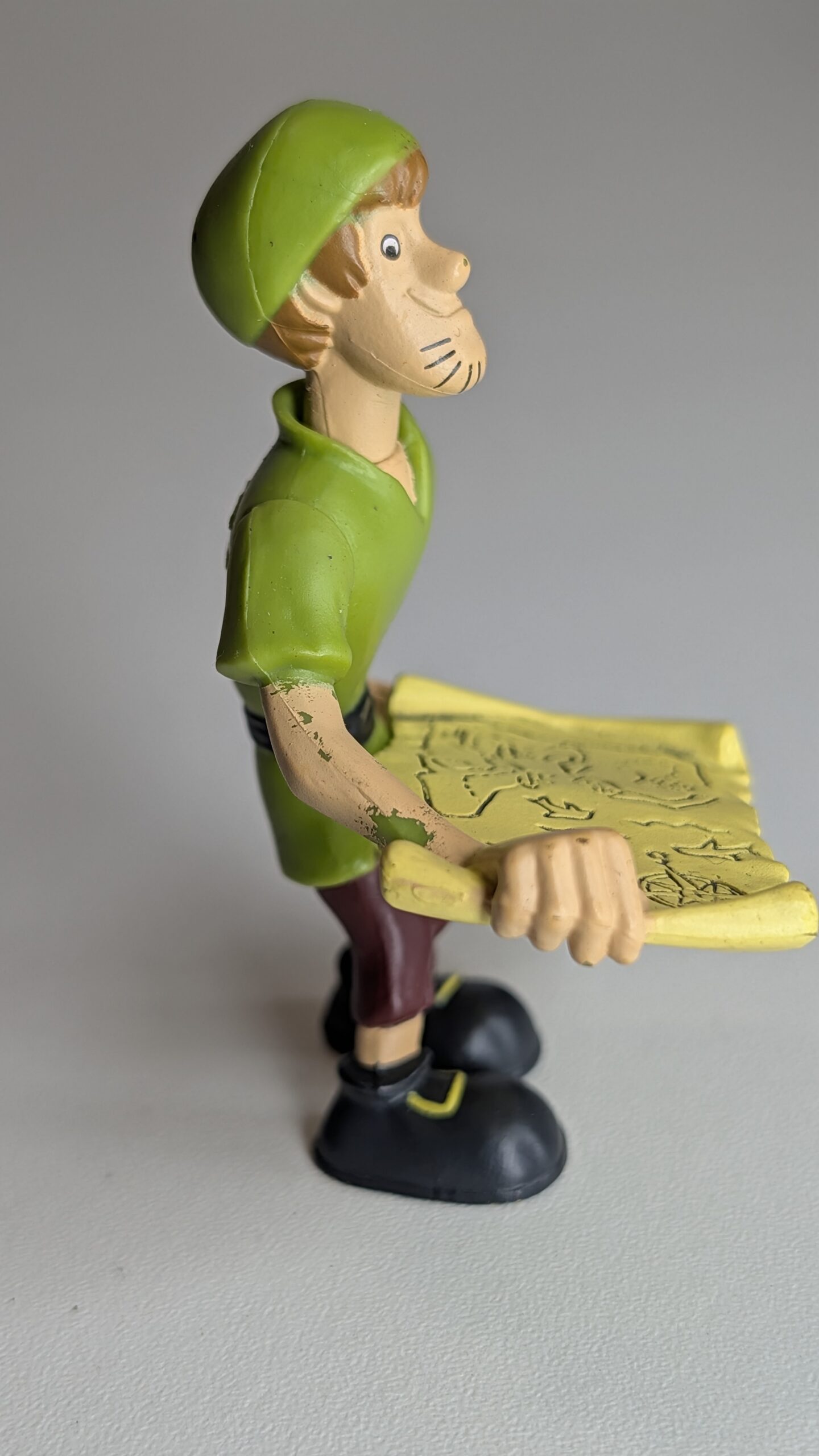 FIGURA DE 2010 SCOOBY-DOO – SCOOBY DOO SALSICHA SHAGGY - SHERLOCK SCOOBY - 14 GRAMAS - USADO - Imagem 4