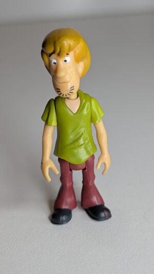FIGURA DE 2015 SCOOBY-DOO SCOOBY DOO - SALSICHA SHAGGY – 9 GRAMAS – USADO
