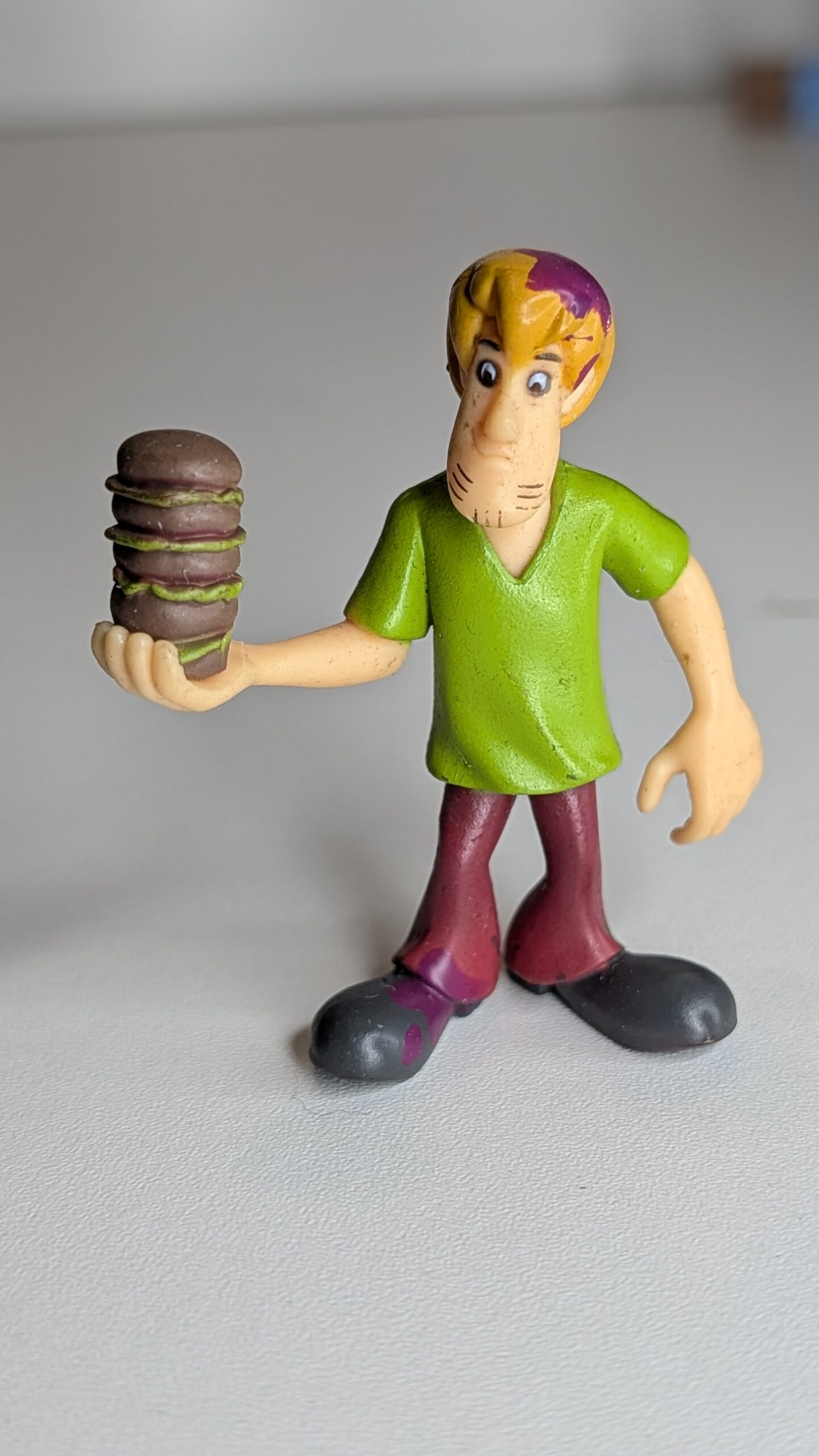 FIGURA DE 2008 MYSTERY MATES SCOOBY-DOO – SCOOBY DOO SALSICHA SHAGGY - SHERLOCK SCOOBY - 15 GRAMAS - USADO
