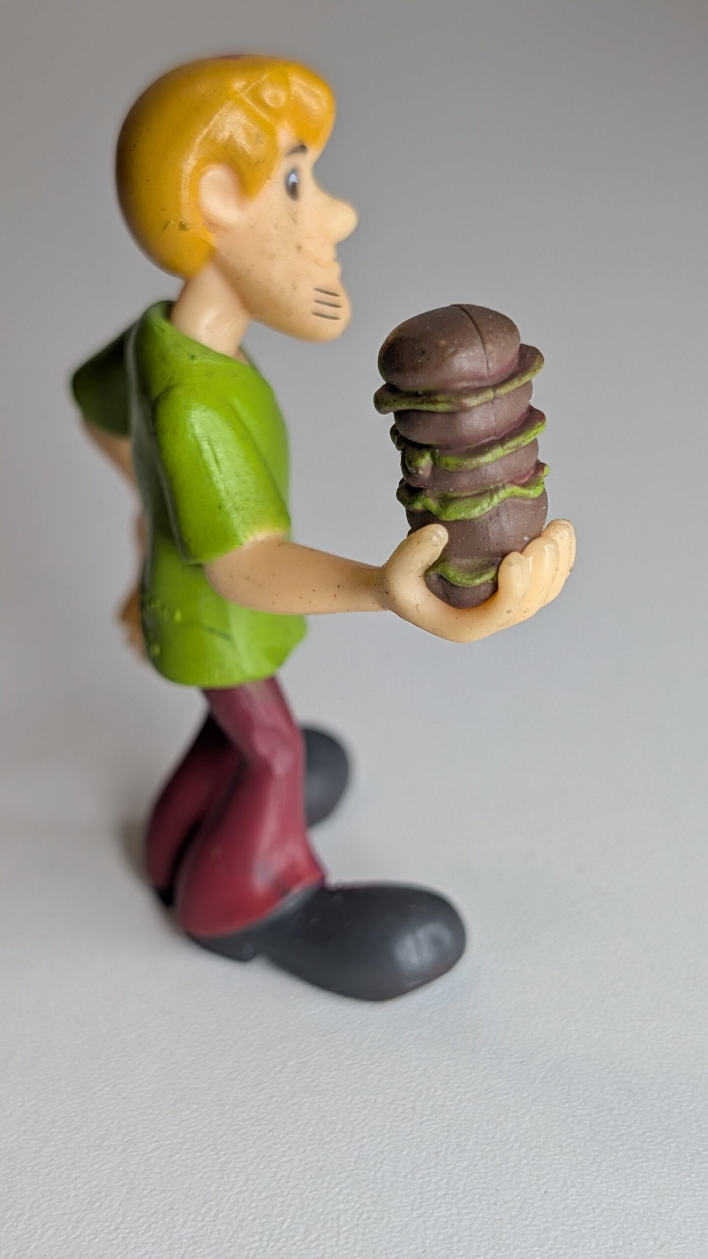 FIGURA DE 2008 MYSTERY MATES SCOOBY-DOO – SCOOBY DOO SALSICHA SHAGGY - SHERLOCK SCOOBY - 15 GRAMAS - USADO - Imagem 6