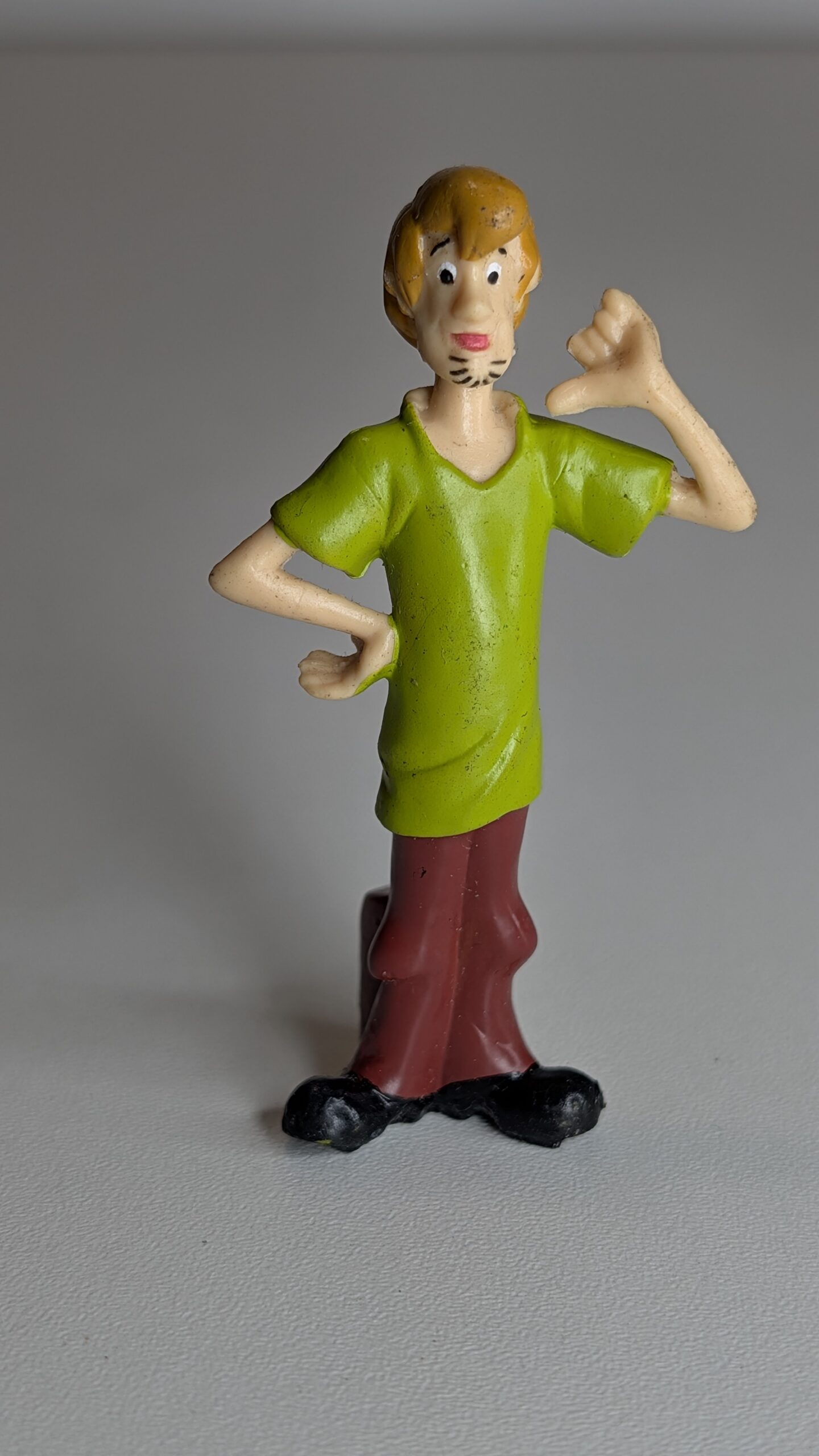 FIGURA SCOOBY-DOO SCOOBY DOO - SALSICHA SHAGGY – 8 GRAMAS – USADO