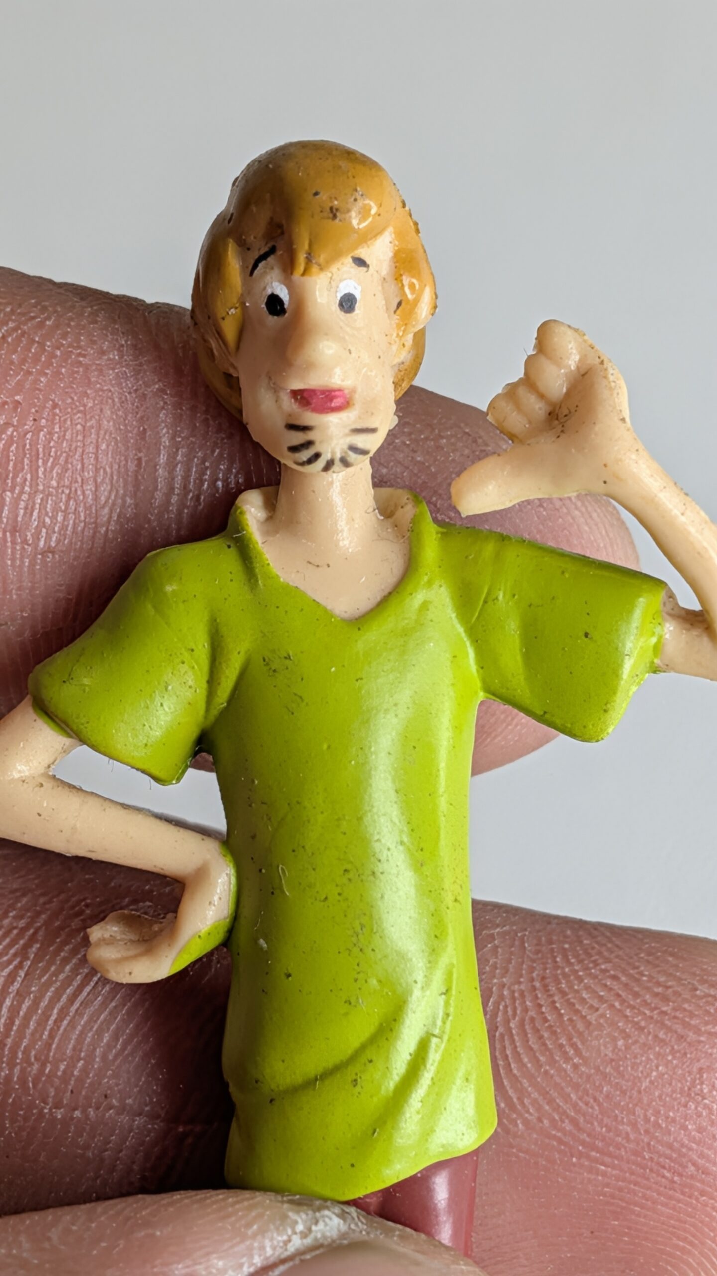 FIGURA SCOOBY-DOO SCOOBY DOO - SALSICHA SHAGGY – 8 GRAMAS – USADO - Imagem 2